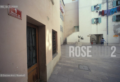 ( SLOVENIA  ) ISTRIA - PIRANO ( PIRAN ) : IL GHETTO EBRAICO   - © 2001 Graziano Arici/Rosebud2 / GEO / LINGUA / MINORANZA / EBREI