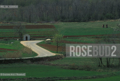 ( SLOVENIA  ) ISTRIA -  CAMPI - © 2001 Graziano Arici/Rosebud2 / GEO / LINGUA / MINORANZA