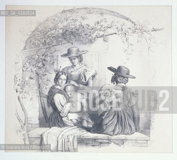 ( CROAZIA  ) ISTRIA -  CSTUMI DI DIGNANO NEL 1800  - © 2001 Graziano Arici/Rosebud2 / GEO / LINGUA / MINORANZA