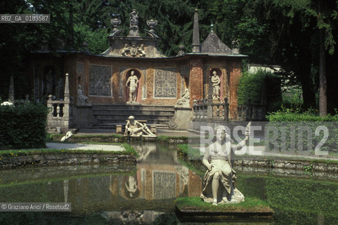 ( AUSTRIA ) SALISBURGO ( SALZBURG ) : CASTELLO DI HELLBRUNN   - © 2001 Graziano Arici/Rosebud2 / GEO / FONTANE / GIOCHI DACQUA
