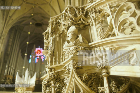 ( AUSTRIA ) VIENNA ( WIEN ) :  DUOMO DI S.STEFANO - PULPITO DI ANTON PILGRAM - © 2001 Graziano Arici/Rosebud2 / GEO