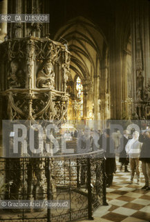 ( AUSTRIA ) VIENNA ( WIEN ) :  DUOMO DI S.STEFANO - PULPITO DI ANTON PILGRAM - © 2001 Graziano Arici/Rosebud2 / GEO