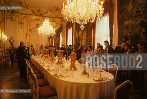 ( AUSTRIA ) VIENNA ( WIEN ) :  PALAZZO DELLHOFBURG : LA SALA DEI BANCHETTI  - © 2001 Graziano Arici/Rosebud2 / GEO