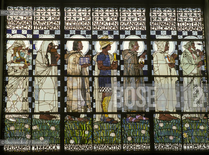 ( AUSTRIA ) VIENNA ( WIEN ) :LA CHIESA AM STEINHOF DI OTTO WAGNER - © 2001 Graziano Arici/Rosebud2 / GEO / MUSEO / ARCHITETTURA MODERNA / SECESSIONE / VETRO