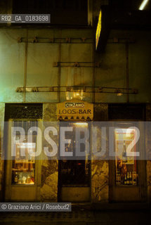 ( AUSTRIA ) VIENNA ( WIEN ) : IL BAR AMERICAN DI ADOLF LOOS  - © 2001 Graziano Arici/Rosebud2 / GEO /  ARCHITETTURA MODERNA / SECESSIONE.