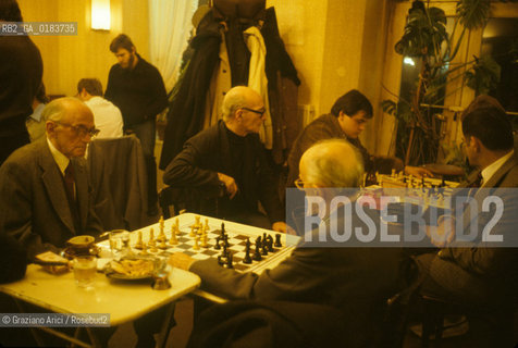 ( AUSTRIA ) VIENNA ( WIEN ) : CAFFE MUSEUM  - © 2001 Graziano Arici/Rosebud2 / GEO / LOOS / GIOCO DEGLI SCACCHI