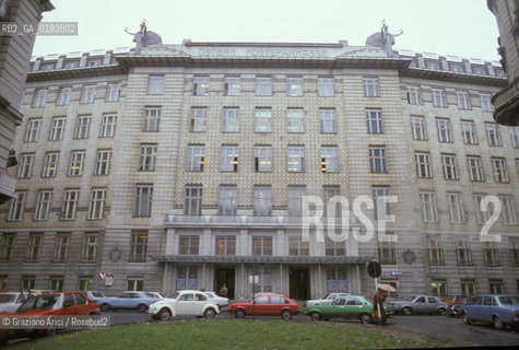 ( AUSTRIA ) VIENNA ( WIEN ) :LA POSTSPARKASSE DI OTTO WAGNER   - © 2001 Graziano Arici/Rosebud2 / GEO /  ARCHITETTURA MODERNA / SECESSIONE.
