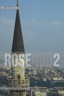 ( TURCHIA ) ISTANBUL :  PANORAMA DALLA MOSCHEA DI SOLIMANO D I SINAN   - © 2001 Graziano Arici/Rosebud2 / GEO / ARCHITETTURA ISLAMICA