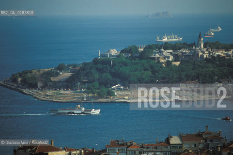 ( TURCHIA ) ISTANBUL :  PANORAMA DELLA COLLINA DI TOPKAPI   - © 2001 Graziano Arici/Rosebud2 / GEO /