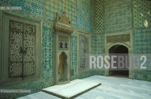 ( TURCHIA ) ISTANBUL :  PALAZZO DI TOPKAPI   - © 1986 Graziano Arici/Rosebud2 / GEO / MUSEO