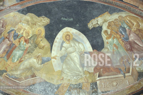 ( TURCHIA ) ISTANBUL : CHIESA DI SANTO SALVATORE IN CHORA ( KARIYE CAMII )   - © 1986 Graziano Arici/Rosebud2 / GEO / AFFRESCHI