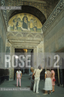 ( TURCHIA ) ISTANBUL : SANTA SOFIA   - © 1986 Graziano Arici/Rosebud2 / GEO / MOSAICI