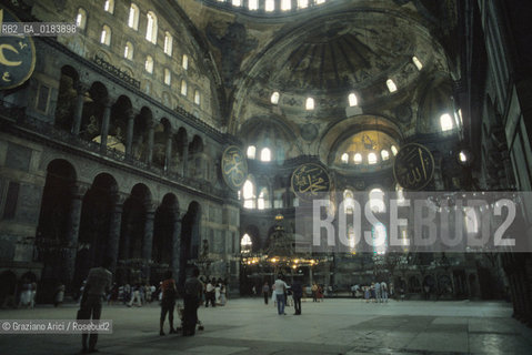 ( TURCHIA ) ISTANBUL : SANTA SOFIA   - © 1986 Graziano Arici/Rosebud2 / GEO