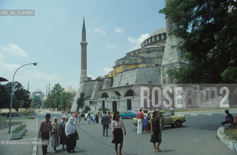 ( TURCHIA ) ISTANBUL : SANTA SOFIA   - © 1986 Graziano Arici/Rosebud2 / GEO
