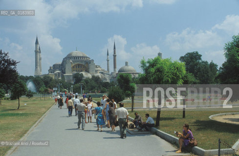 ( TURCHIA ) ISTANBUL :  SANTA SOFIA   - © 1986 Graziano Arici/Rosebud2 / GEO