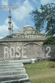 ( TURCHIA ) ISTANBUL : MOSCHEA  DEL SULTANO AHMET ( MOSCHEA BLU )   - © 1986 Graziano Arici/Rosebud2 / GEO