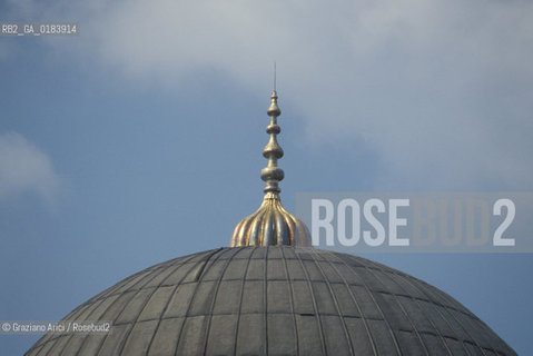 ( TURCHIA ) ISTANBUL : MOSCHEA  DEL SULTANO AHMET ( MOSCHEA BLU )   - © 1986 Graziano Arici/Rosebud2 / GEO / CUPOLA