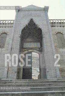 ( TURCHIA ) ISTANBUL : MOSCHEA  DEL SULTANO AHMET ( MOSCHEA BLU )   - © 1986 Graziano Arici/Rosebud2 / GEO / CUPOLA