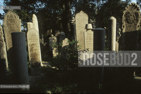 ( TURCHIA ) ISTANBUL : CIMITERO DELLA  MOSCHEA DI EYUP   - © 1986 Graziano Arici/Rosebud2 / GEO