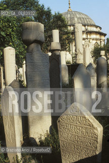 ( TURCHIA ) ISTANBUL : CIMITERO DELLA  MOSCHEA DI EYUP   - © 1986 Graziano Arici/Rosebud2 / GEO