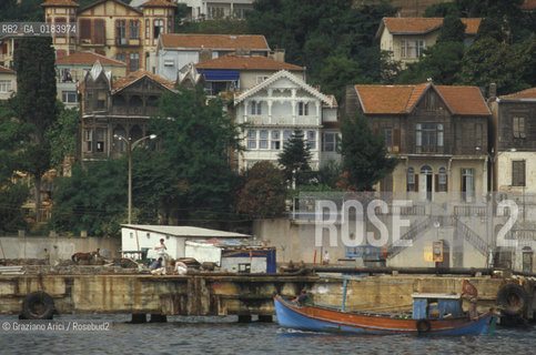 ( TURCHIA ) ISTANBUL : BOSFORO - ISOLE DEI PRINCIPI   - © 1986 Graziano Arici/Rosebud2 / GEO /