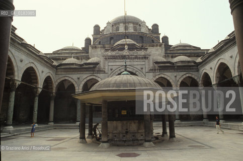 ( TURCHIA ) ISTANBUL : MOSCHEA DI BAYAZIT  - © 1986 Graziano Arici/Rosebud2 / GEO /