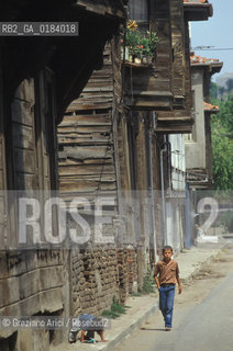 ( TURCHIA ) ISTANBUL :  VECCHIO QUARTIERE   - © 1986 Graziano Arici/Rosebud2 / GEO