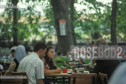 ( TURCHIA ) ISTANBUL :  PARCO GULHANE   - © 1986 Graziano Arici/Rosebud2 / GEO / THE / SAMOVAR