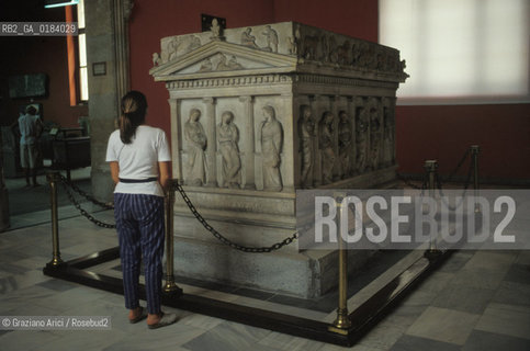 ( TURCHIA ) ISTANBUL :  MUSEO ARCHEOLOGICO - SARCOFAGO DI ALESSANDRO   - © 1986 Graziano Arici/Rosebud2 / GEO