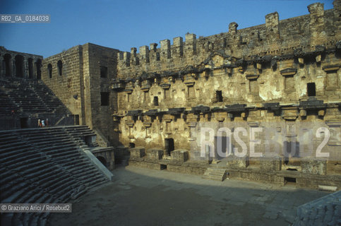 ( TURCHIA ) ASPENDOS : TEATRO GRECO © 1986 Graziano Arici/Rosebud2 / GEO /