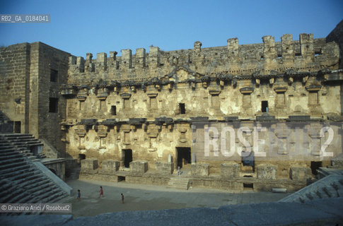 ( TURCHIA ) ASPENDOS : TEATRO GRECO © 1986 Graziano Arici/Rosebud2 / GEO /
