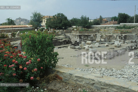 ( TURCHIA ) BODRUM :IL SITO DEL MONUMENTO FUNEBRE AL RE MAUSOLO ( MAUSOLEO )  -  © 1986 Graziano Arici/Rosebud2 / GEO / 7 MERAVIGLIE DEL MONDO