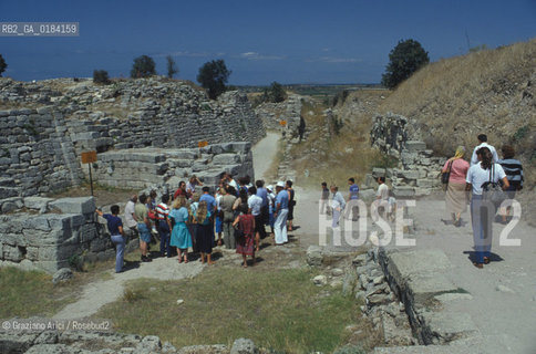 ( TURCHIA ) TROIA : IL SITO ARCHEOLOGICO -  © 1986 Graziano Arici/Rosebud2 / GEO