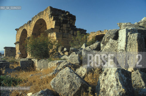 ( TURCHIA ) PAMUKKALE : NECROPOLI  DI IERAPOLIS -  © 1986 Graziano Arici/Rosebud2 / GEO