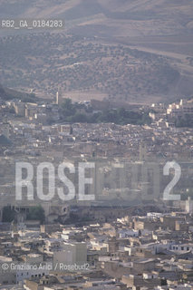 ( MAROCCO ) FEZ : VISTA DELLA MEDINA - FES EL BALI  - © 1996 Graziano Arici/Rosebud2 / GEO /