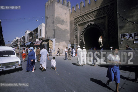 ( MAROCCO ) FEZ :  FES EL BALI  - QUARTIERE EBRAICO DELLE MELLAH  - © 1996 Graziano Arici/Rosebud2 / GEO / EBREI