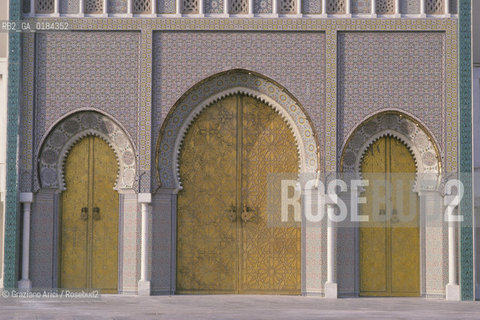 ( MAROCCO ) FEZ :  FES EL BALI  - PALAZZO REALE   - © 1996 Graziano Arici/Rosebud2 / GEO