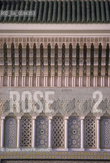 ( MAROCCO ) FEZ :  FES EL BALI  - PALAZZO REALE   - © 1996 Graziano Arici/Rosebud2 / GEO