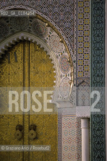 ( MAROCCO ) FEZ :  FES EL BALI  - PALAZZO REALE   - © 1996 Graziano Arici/Rosebud2 / GEO
