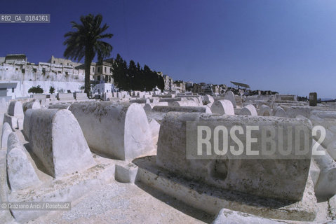 ( MAROCCO ) FEZ :  FES EL BALI  - CIMITERO EBRAICO   - © 1996 Graziano Arici/Rosebud2 / GEO / EBREI