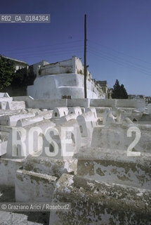 ( MAROCCO ) FEZ :  FES EL BALI  - CIMITERO EBRAICO   - © 1996 Graziano Arici/Rosebud2 / GEO / EBREI