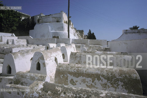 ( MAROCCO ) FEZ :  FES EL BALI  - CIMITERO EBRAICO   - © 1996 Graziano Arici/Rosebud2 / GEO / EBREI