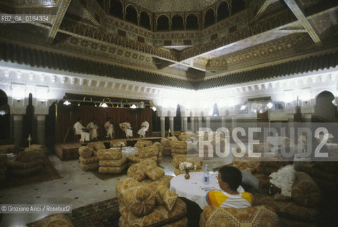 ( MAROCCO ) FEZ - FES :  HOTEL DES MERINIDES  - © 1996 Graziano Arici/Rosebud2 / GEO
