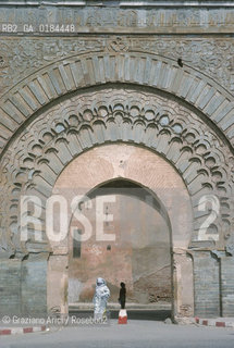 ( MAROCCO ) MARRAKECH :  LA PORTA BAB AGNAU  - © 1996 Graziano Arici/Rosebud2 / GEO