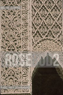 ( MAROCCO ) MARRAKECH :  MEDINA -  TOMBE SAADIANE  - © 1996 Graziano Arici/Rosebud2 / GEO