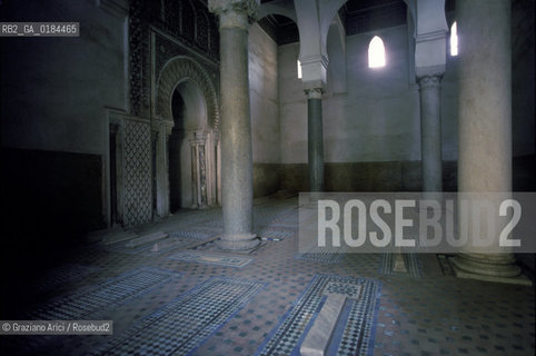 ( MAROCCO ) MARRAKECH :  MEDINA -  TOMBE SAADIANE  - © 1996 Graziano Arici/Rosebud2 / GEO