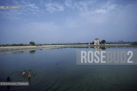 ( MAROCCO ) MARRAKECH :  IL GIARDINO DE LA MENARA - © 1996 Graziano Arici/Rosebud2 / GEO