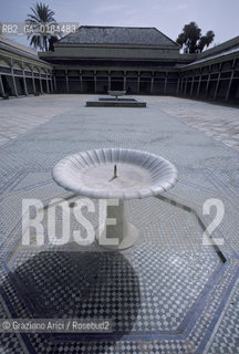 ( MAROCCO ) MARRAKECH :  -  PALAIS DE LA BAHIA   - © 1996 Graziano Arici/Rosebud2 / GEO