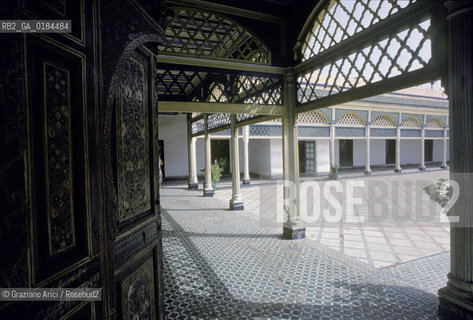 ( MAROCCO ) MARRAKECH :  -  PALAIS DE LA BAHIA   - © 1996 Graziano Arici/Rosebud2 / GEO