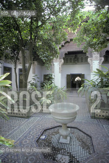 ( MAROCCO ) MARRAKECH :  -  PALAIS DE LA BAHIA   - © 1996 Graziano Arici/Rosebud2 / GEO